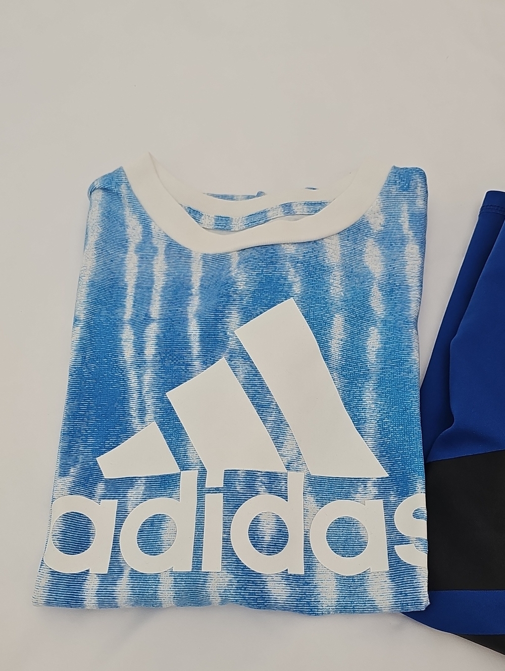 Adidas Boys Shirt / Top Blue Size 8 - Picture 4 of 9